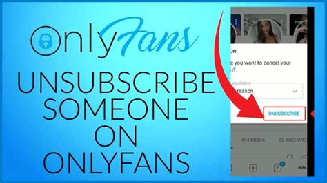 how to unsubscribe from onlyfans account|8 Steps to cancel Onlyfans subscription